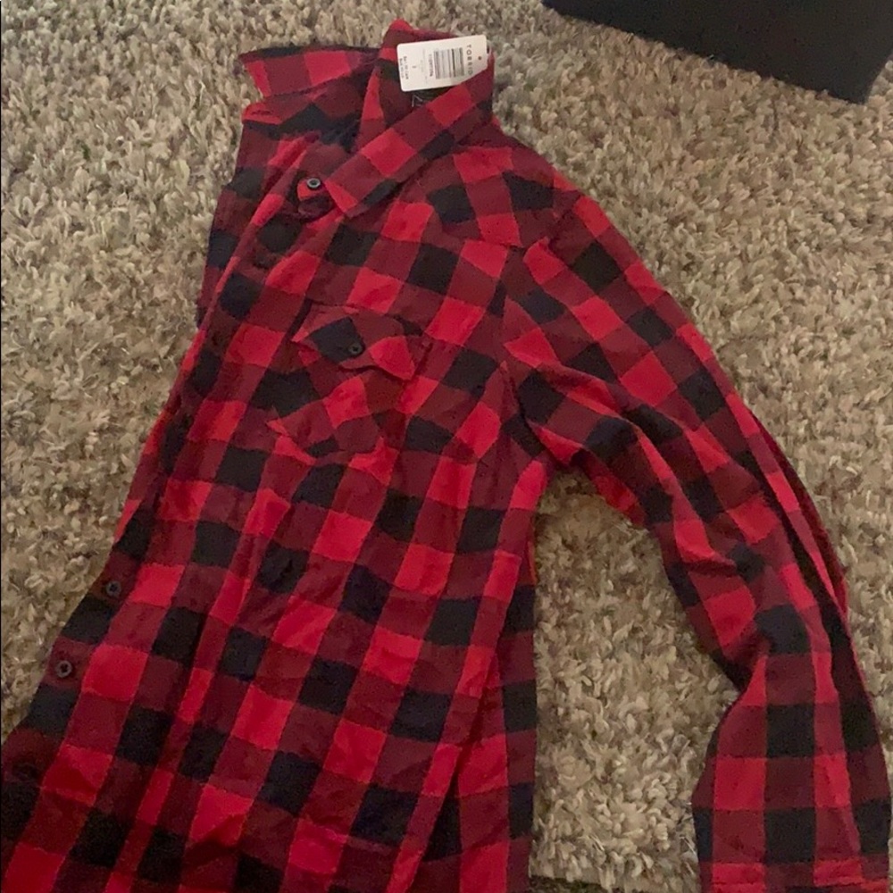 Buffalo print button down